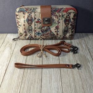 Sakroots Quail Crossbody Wallet